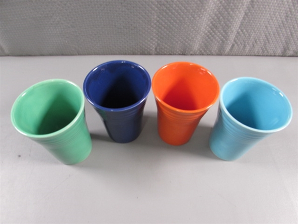 SET OF 4 FIESTAWARE TUMBLERS