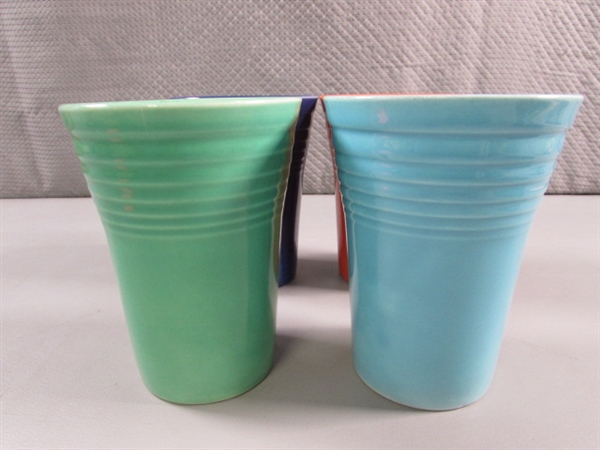 SET OF 4 FIESTAWARE TUMBLERS