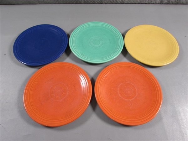 FIESTAWARE SAUCERS & DESSERT PLATES