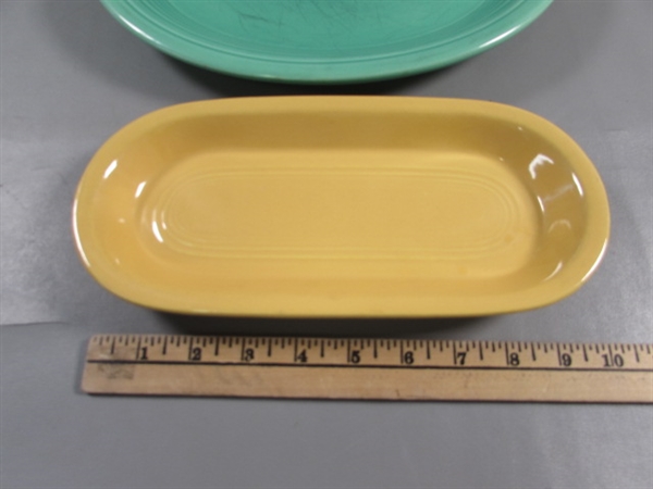 FIESTAWARE OVAL & ROUND PLATTERS & SMALL OVAL SERVING DISH