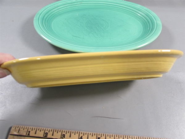 FIESTAWARE OVAL & ROUND PLATTERS & SMALL OVAL SERVING DISH