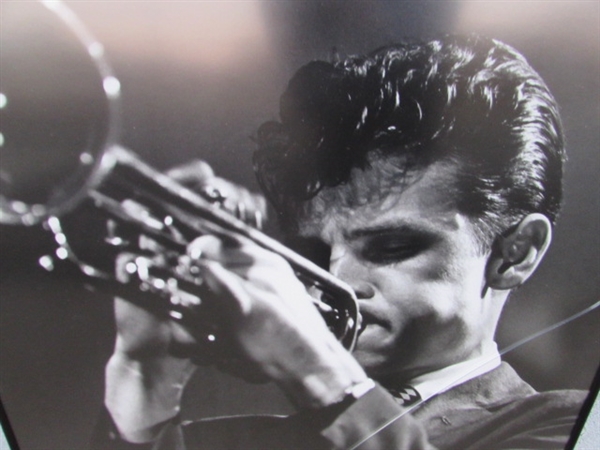 CHET BAKER PRINT - NEEDS NEW GLASS