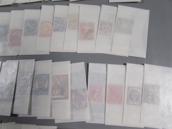 MIXED LOT OF POSTAGE STAMP SINGLES IN GLASSINE ENVELOPES #3