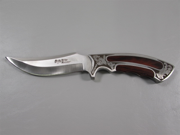 NEW - RIDGE RUNNER BOWIE KNIFE WITH SHEATH