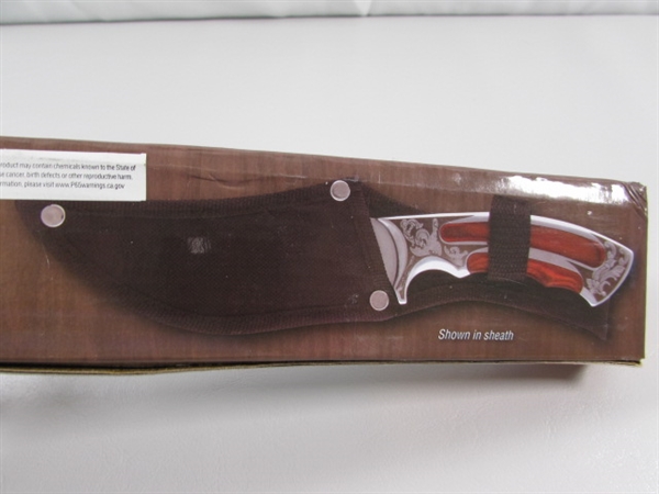 NEW - RIDGE RUNNER BOWIE KNIFE WITH SHEATH