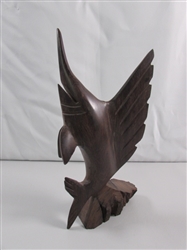 IRONWOOD SWORDFISH CARVING SCULPTURE