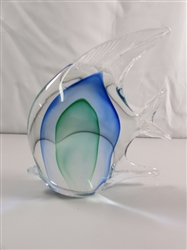 HAND BLOWN GLASS ANGEL FISH