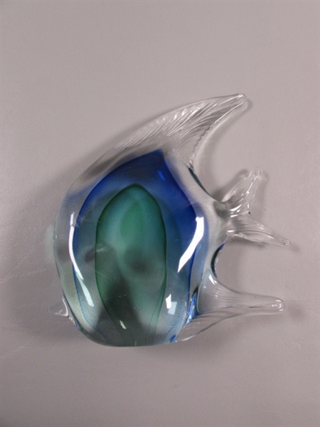 HAND BLOWN GLASS ANGEL FISH