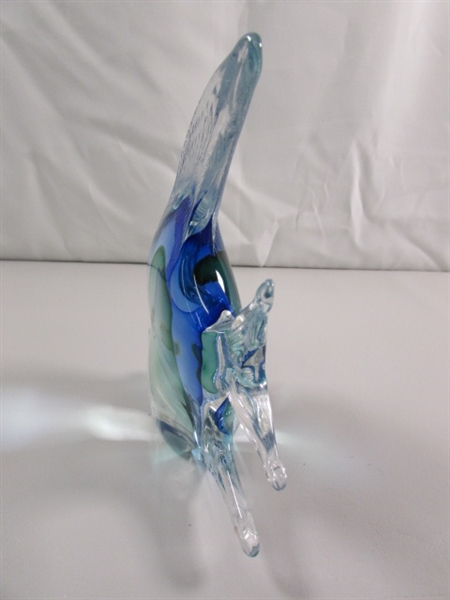 HAND BLOWN GLASS ANGEL FISH