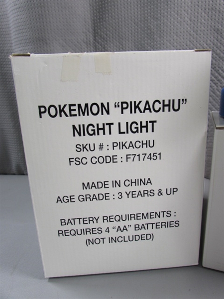 NEW PIKACHU & BULBASAUR POKEMON NIGHTLIGHTS