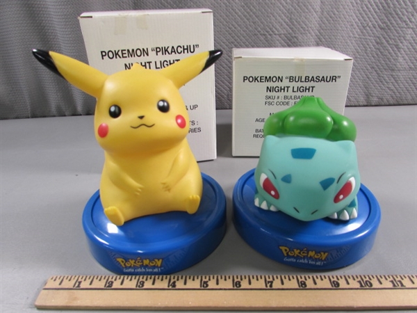 NEW PIKACHU & BULBASAUR POKEMON NIGHTLIGHTS