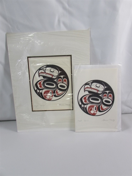 EAGLE SPIRIT MATTED PRINT & GREETING CARD PRINTS BY GARNER MOODY