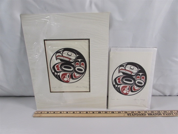 EAGLE SPIRIT MATTED PRINT & GREETING CARD PRINTS BY GARNER MOODY