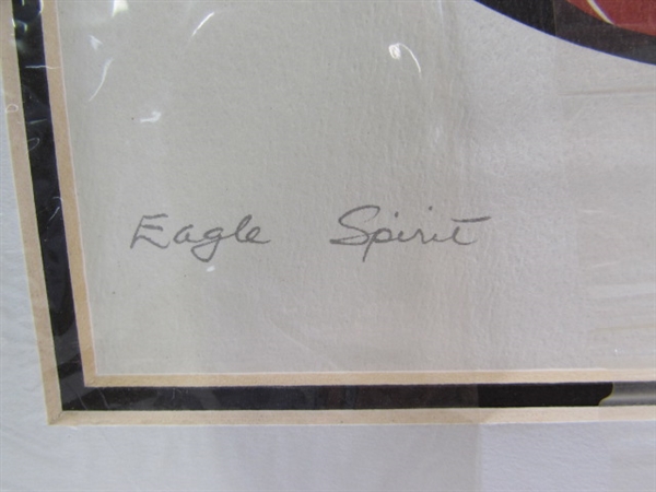 EAGLE SPIRIT MATTED PRINT & GREETING CARD PRINTS BY GARNER MOODY