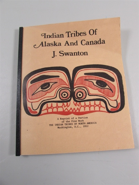 BLACK BEAR BOX PRINT BY CARL STROMQUIST & BOOK OF INDIAN TRIBES OF ALASKA & CANADA