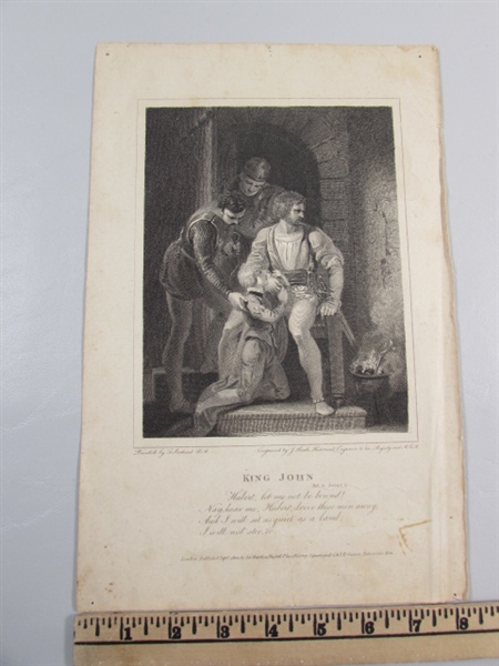 5 VINTAGE ANTIQUE LITHOGRAPHS