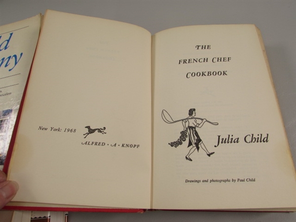 JULIA CHILDS COOKBOOKS