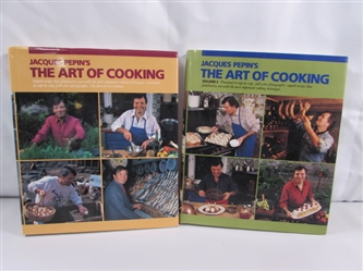 JACQUES PEPIN - THE ART OF COOKING COOKBOOKS