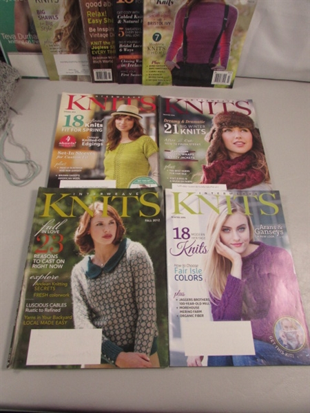 KNITTING & CROCHET MAGAZINES & YARN