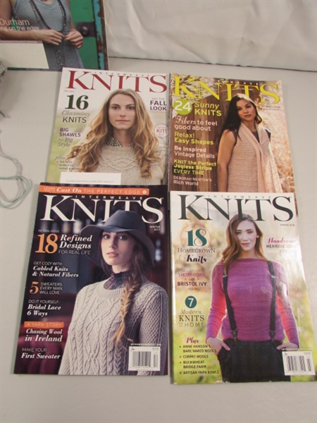 KNITTING & CROCHET MAGAZINES & YARN