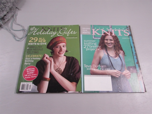 KNITTING & CROCHET MAGAZINES & YARN