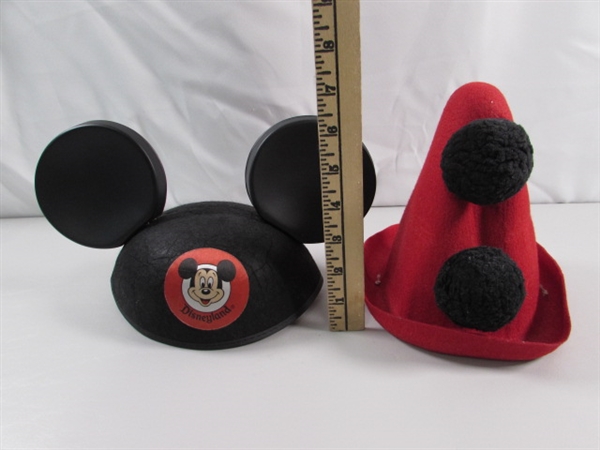 FELT MICKEY HAT W/EARS & FRENCH CLOWN HAT