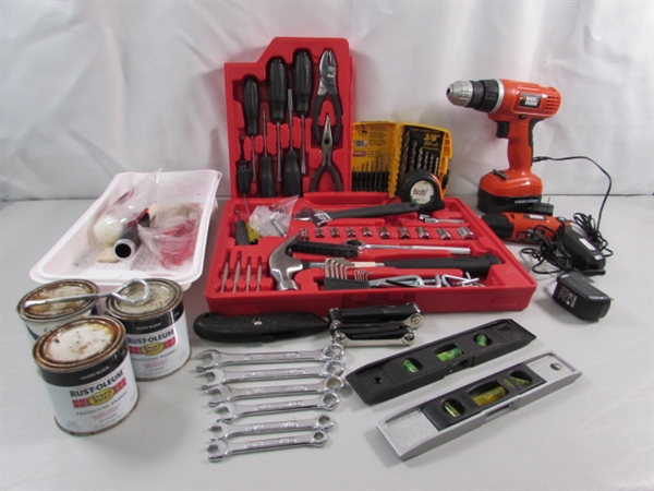 TOOLS, PAINT & PAINTING SUPPLIES