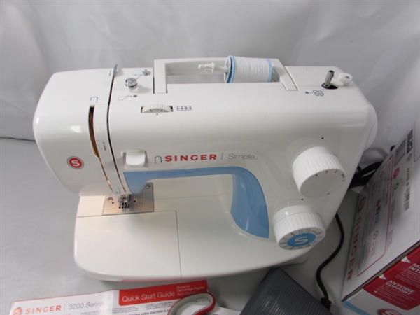 SINGER SIMPLE SEWING MACHINE & SEWING NOTIONS & SUPPLIES