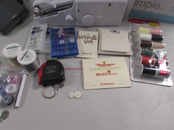 SINGER SIMPLE SEWING MACHINE & SEWING NOTIONS & SUPPLIES