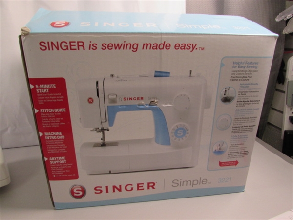 SINGER SIMPLE SEWING MACHINE & SEWING NOTIONS & SUPPLIES