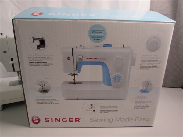 SINGER SIMPLE SEWING MACHINE & SEWING NOTIONS & SUPPLIES