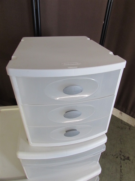 6 STERILITE STORAGE DRAWER UNITS