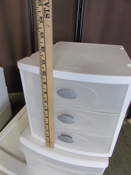 6 STERILITE STORAGE DRAWER UNITS