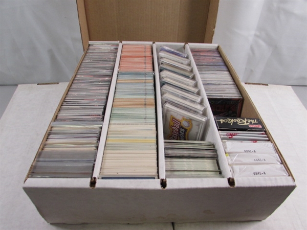 3 4-ROW BOXES OF MIXED SPORTS CARDS #2