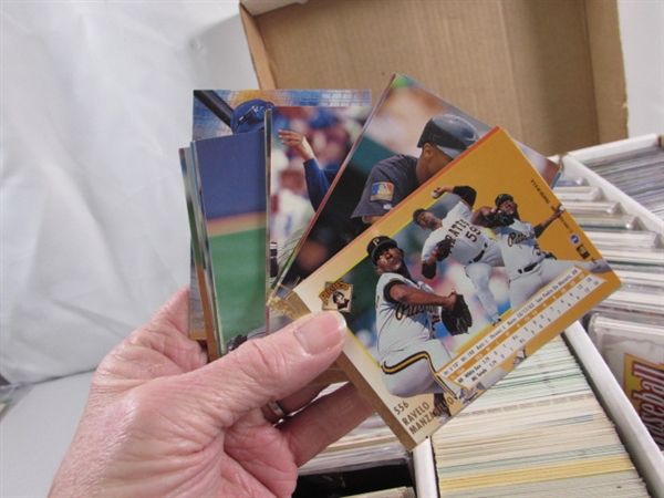 3 4-ROW BOXES OF MIXED SPORTS CARDS #2