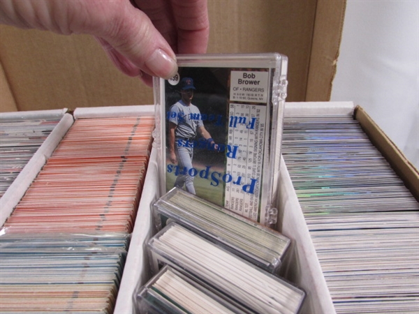 3 4-ROW BOXES OF MIXED SPORTS CARDS #2