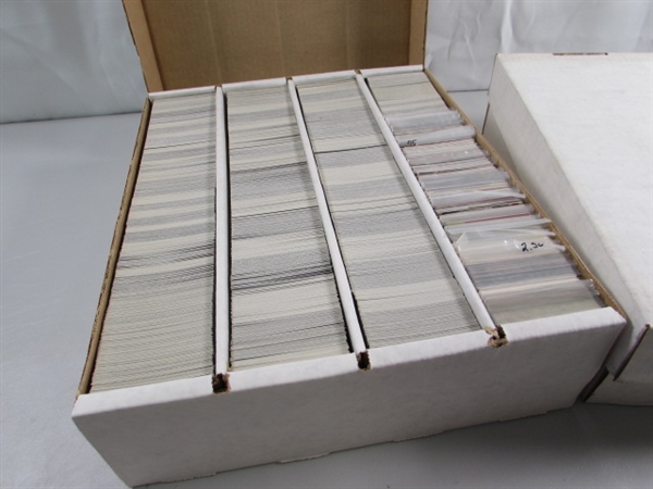 3 4-ROW BOXES OF MIXED SPORTS CARDS #2