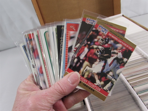 3 4-ROW BOXES OF MIXED SPORTS CARDS #2