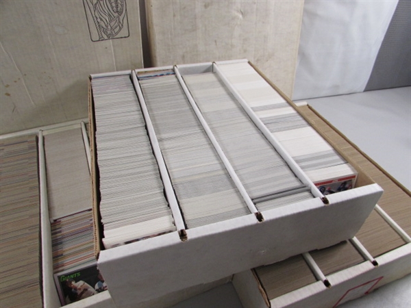 3 4-ROW BOXES OF MIXED SPORTS CARDS #3