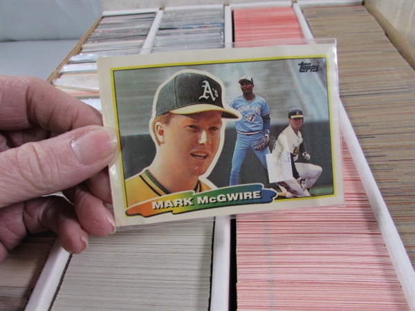 3 4-ROW BOXES OF MIXED SPORTS CARDS #4