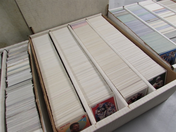 3 4-ROW BOXES OF MIXED SPORTS CARDS #6