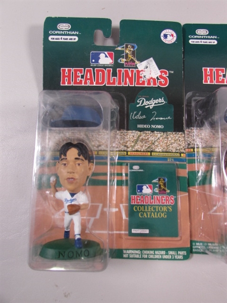 BASEBALL FIGURES & BOBBLE HEADS - NEW