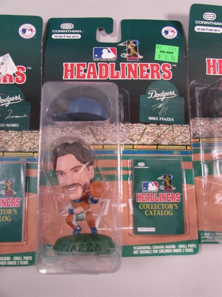 BASEBALL FIGURES & BOBBLE HEADS - NEW