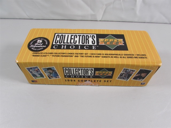 COLLECTOR'S CHOICE SET OF 1994 BASEBALL CARDS