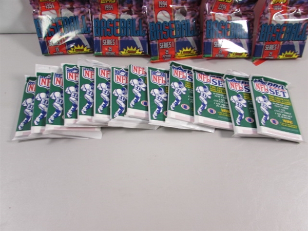 ASSORTED NEW PACKS OF SPORTS CARDS