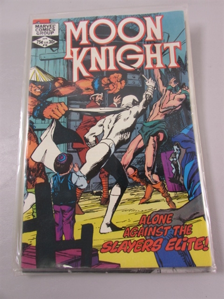 VINTAGE COMIC BOOKS - ALL STAR SQUADRON, MOON KNIGHT & FIRESTORM