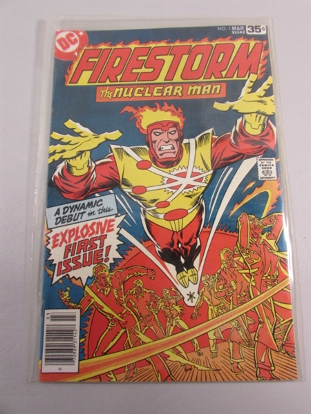 VINTAGE COMIC BOOKS - ALL STAR SQUADRON, MOON KNIGHT & FIRESTORM