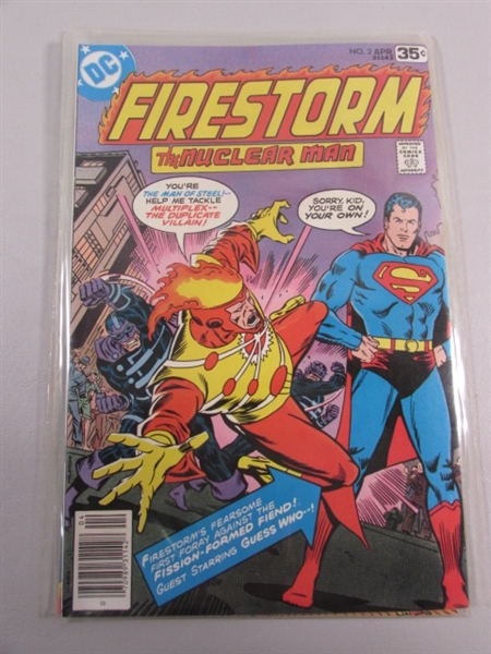 VINTAGE COMIC BOOKS - ALL STAR SQUADRON, MOON KNIGHT & FIRESTORM