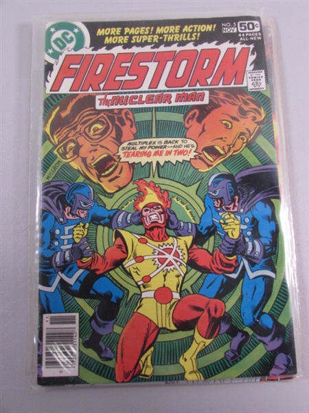 VINTAGE COMIC BOOKS - ALL STAR SQUADRON, MOON KNIGHT & FIRESTORM