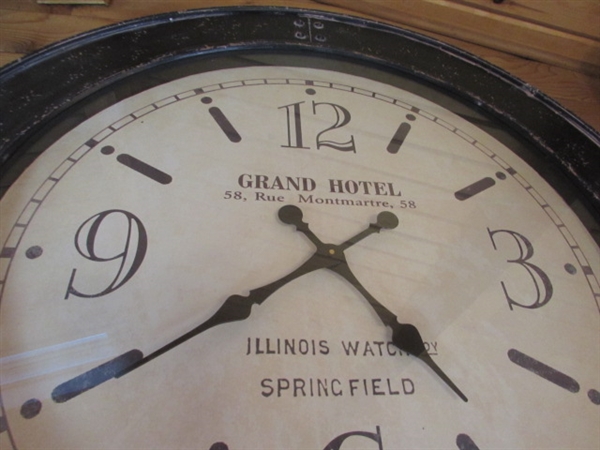 39 GRAND HOTEL WALL CLOCK